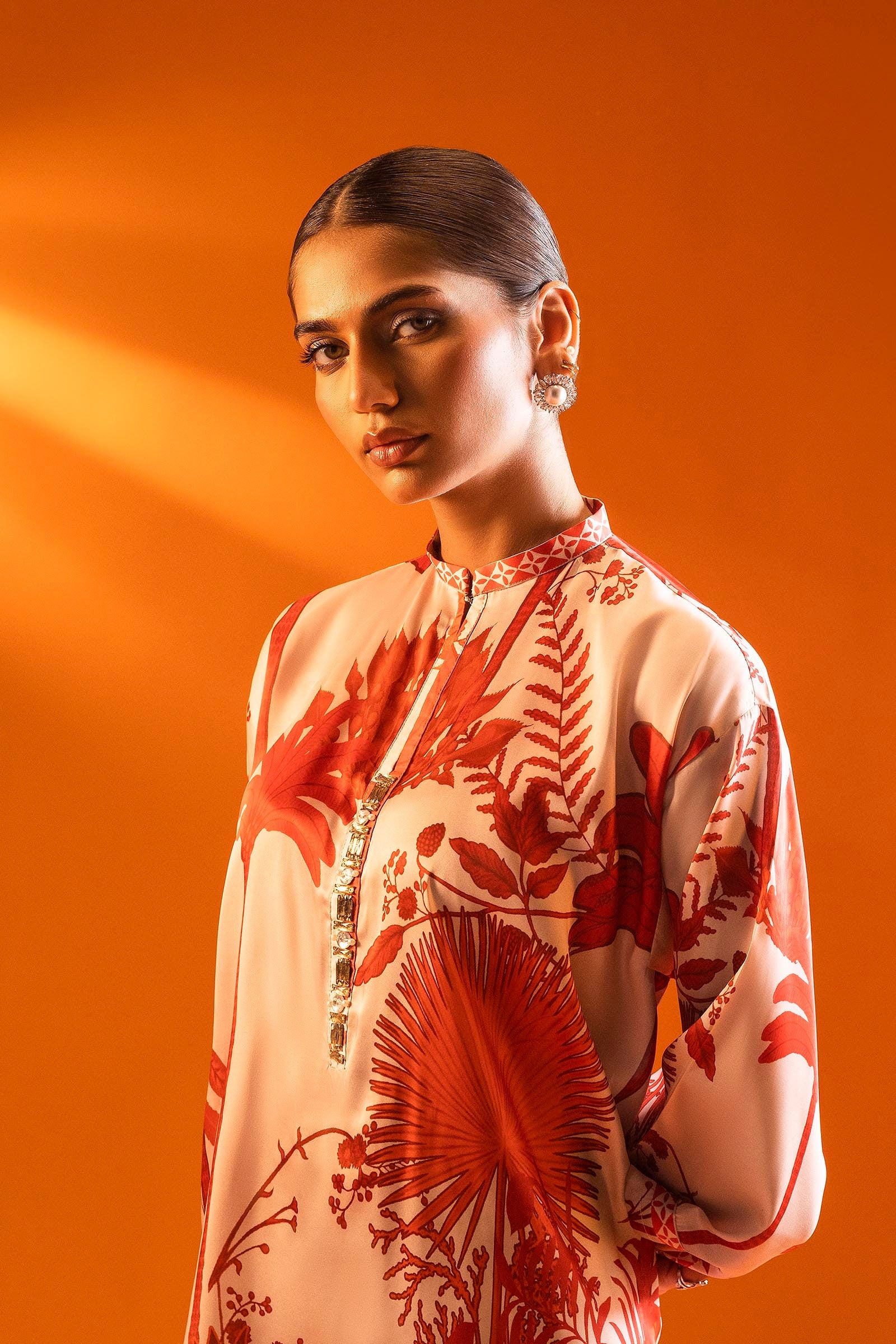 Stitched Silk Shirt + Culotte Secondary image