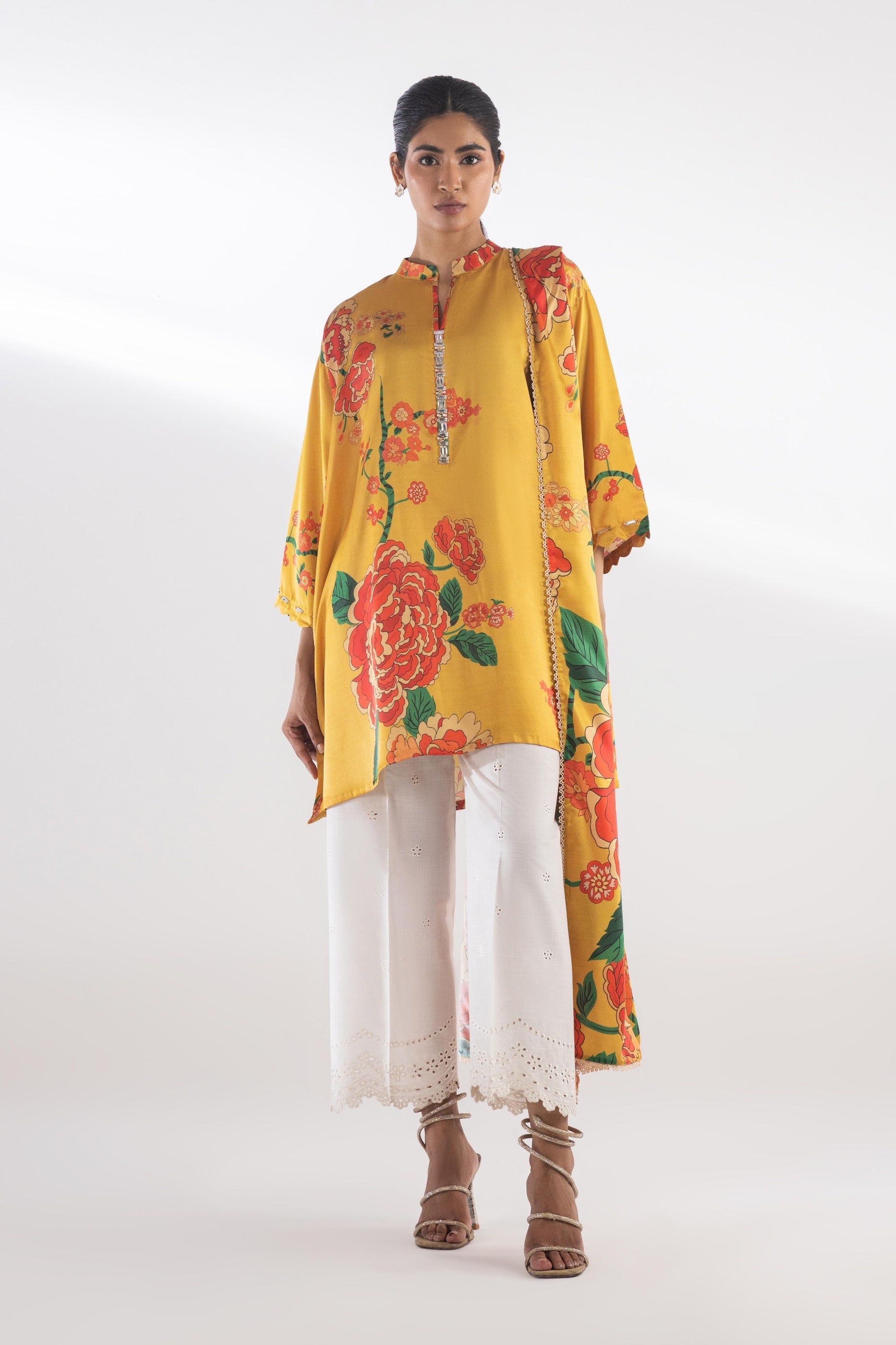 Stitched Silk Shirt + Dupatta Main image