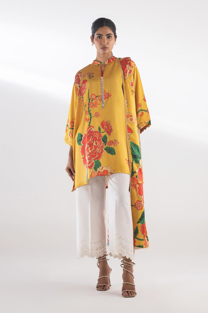 Stitched Silk Shirt + Dupatta