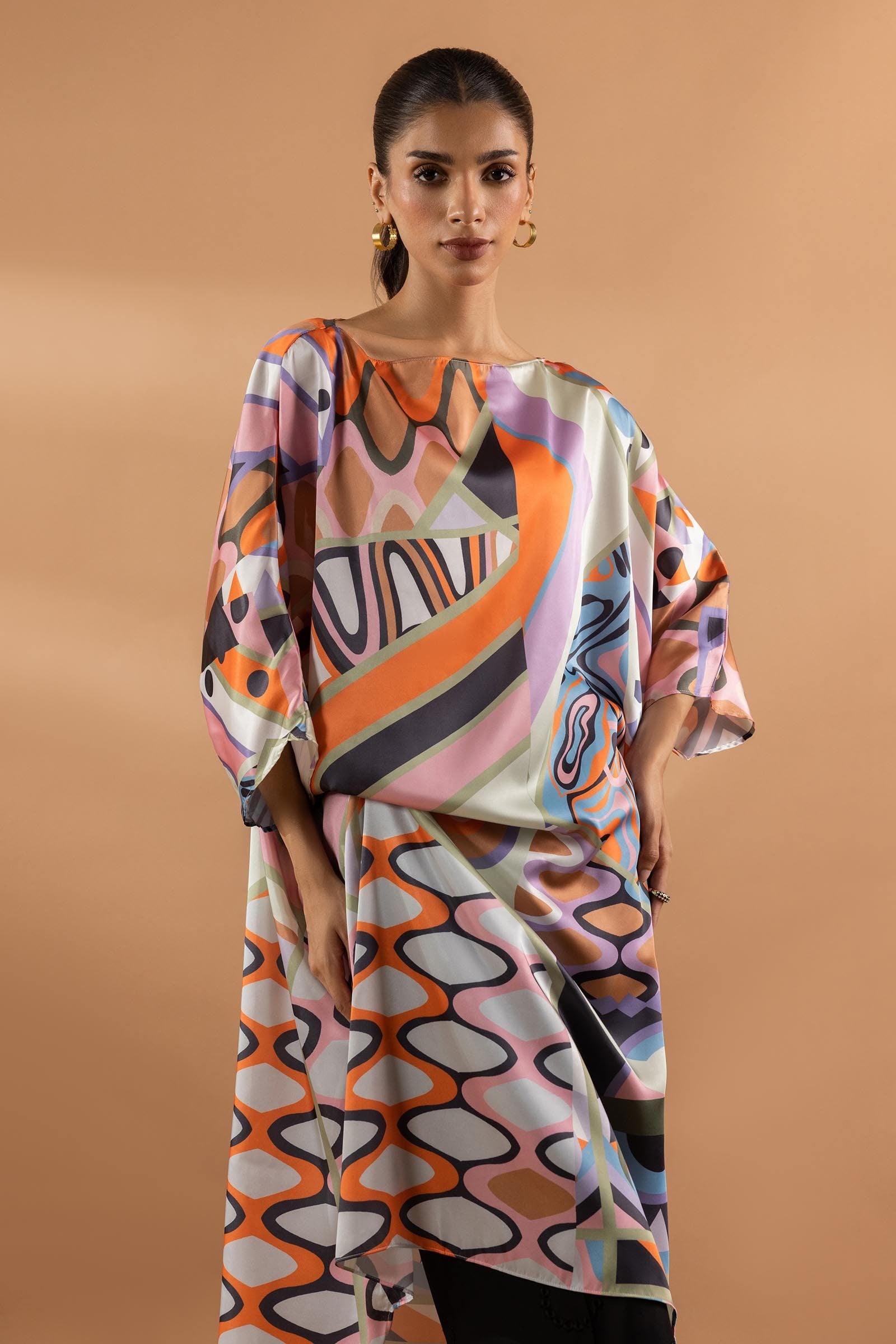 Stitched Satin Shirt Main image
