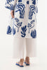 Stitched Lawn Embroidered Scalloped Culotte