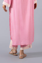 Stitched Embroidered Linen Culotte