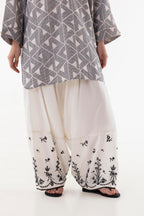Stitched Linen Embroidered Shalwar