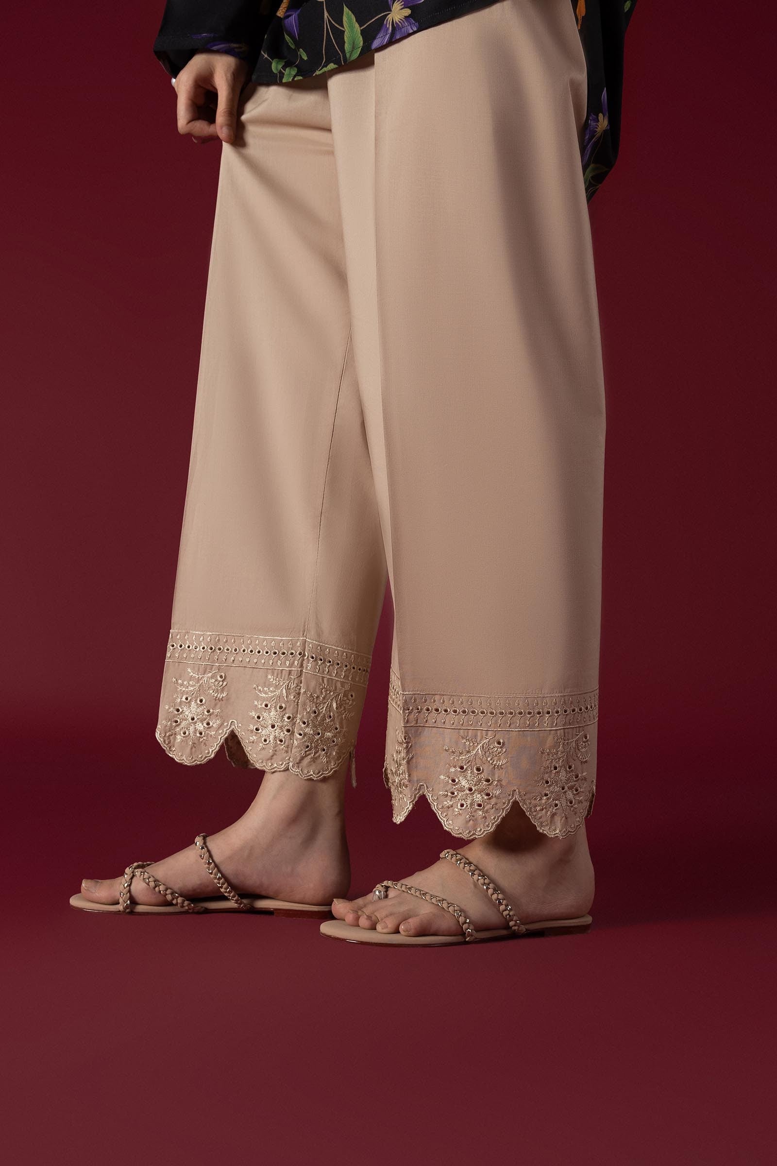 Stitched Lawn Culotte Main image