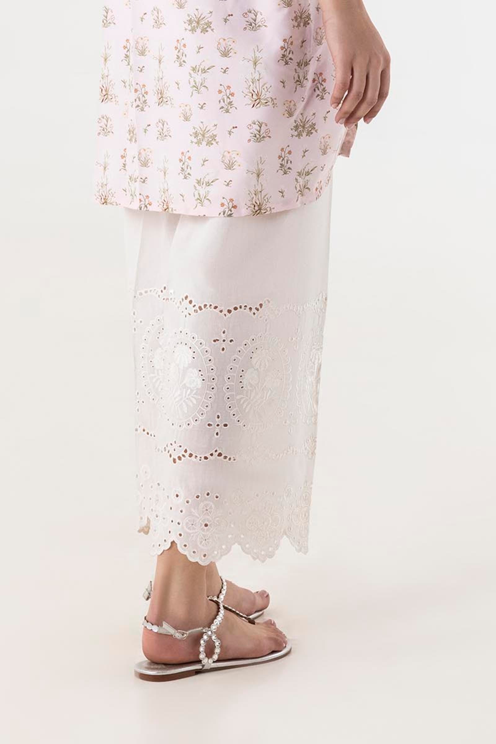 Stitched Lawn Culotte Secondary image