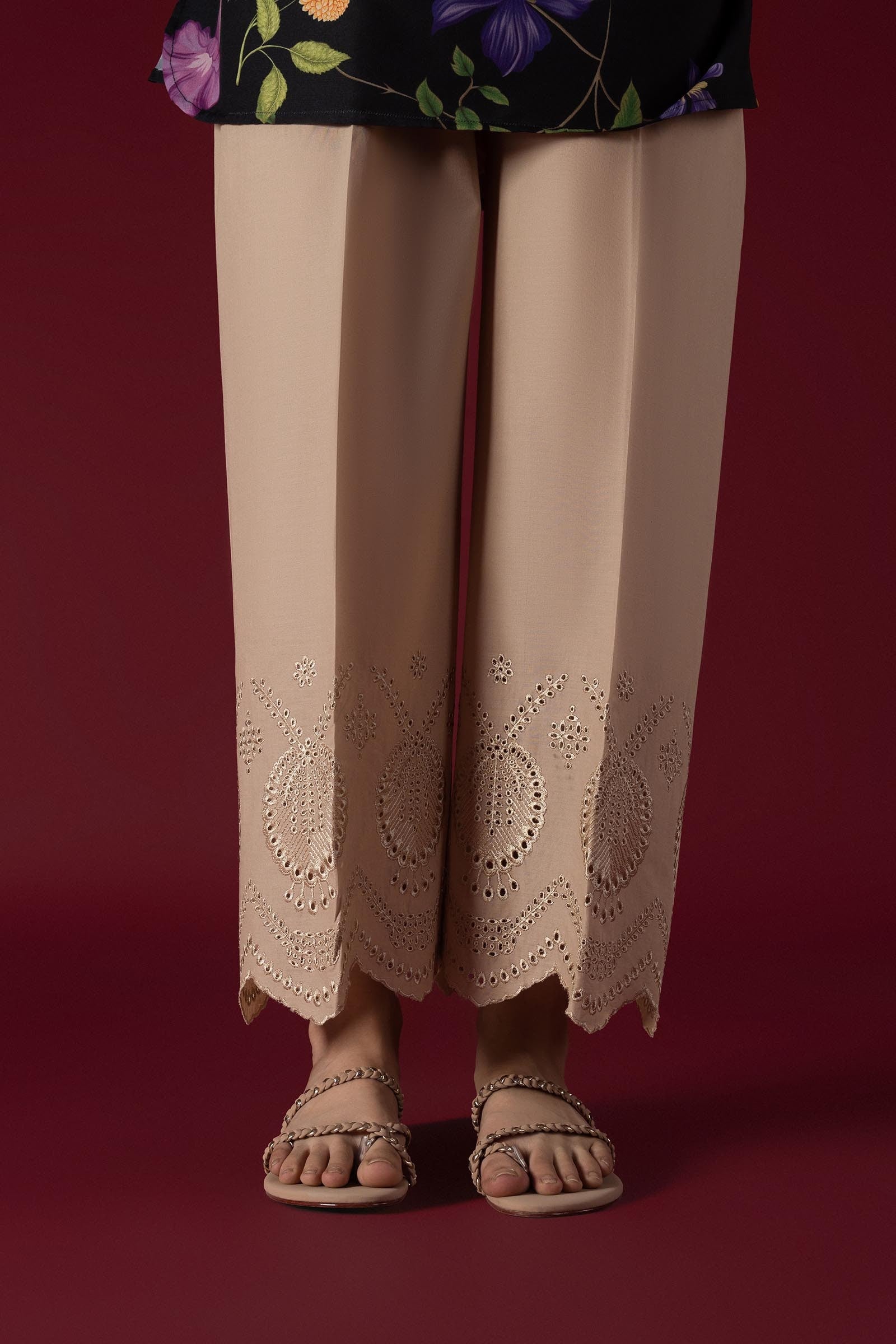 Stitched Lawn Culotte Main image