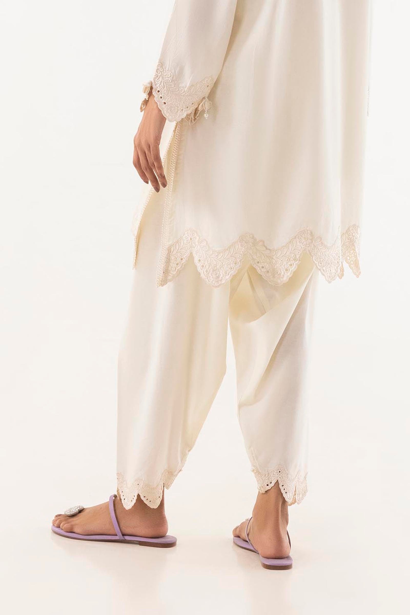 Stitched Lawn Skinny Shalwar Main image