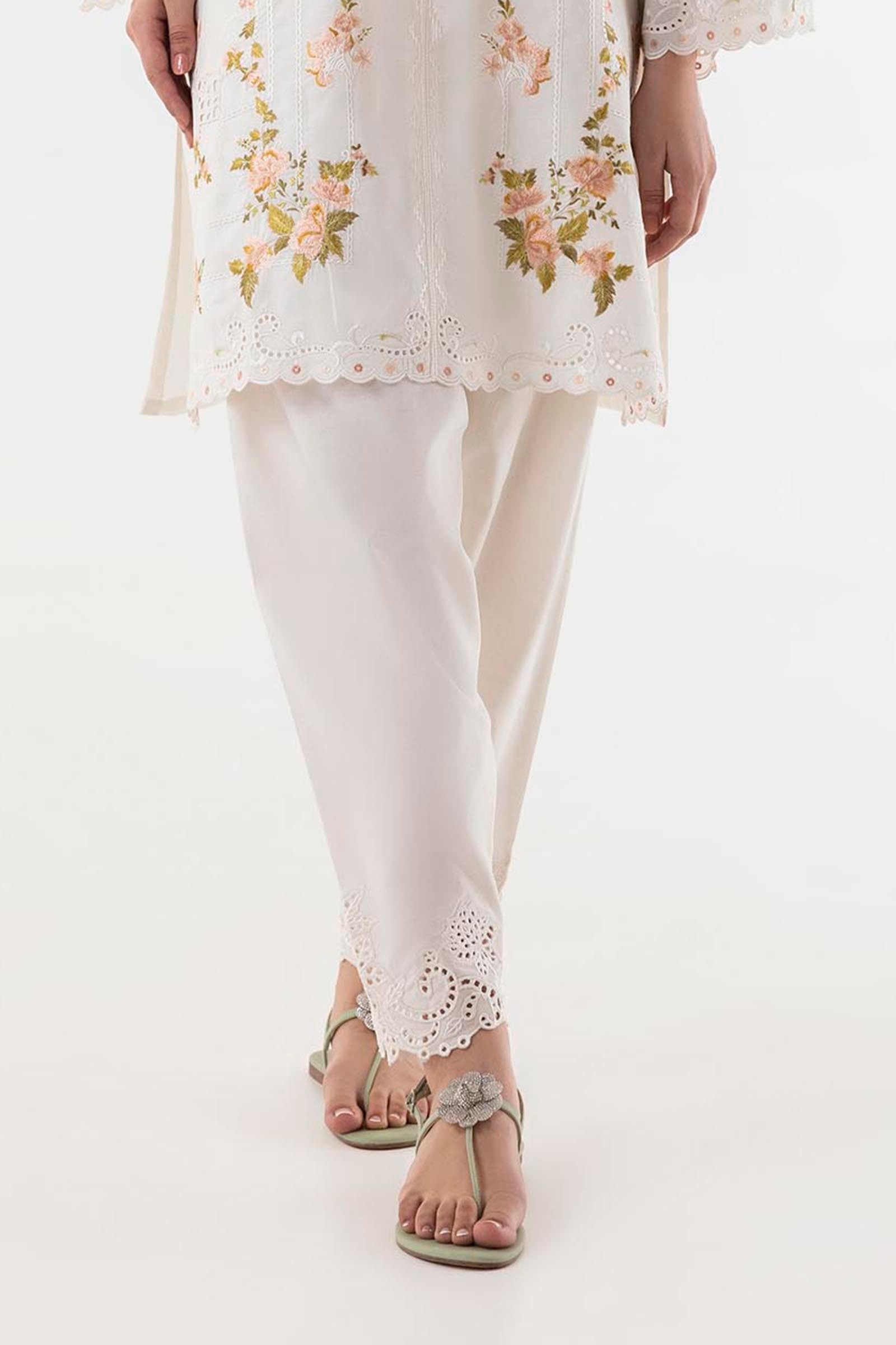 Stitched Lawn Skinny Shalwar Main image