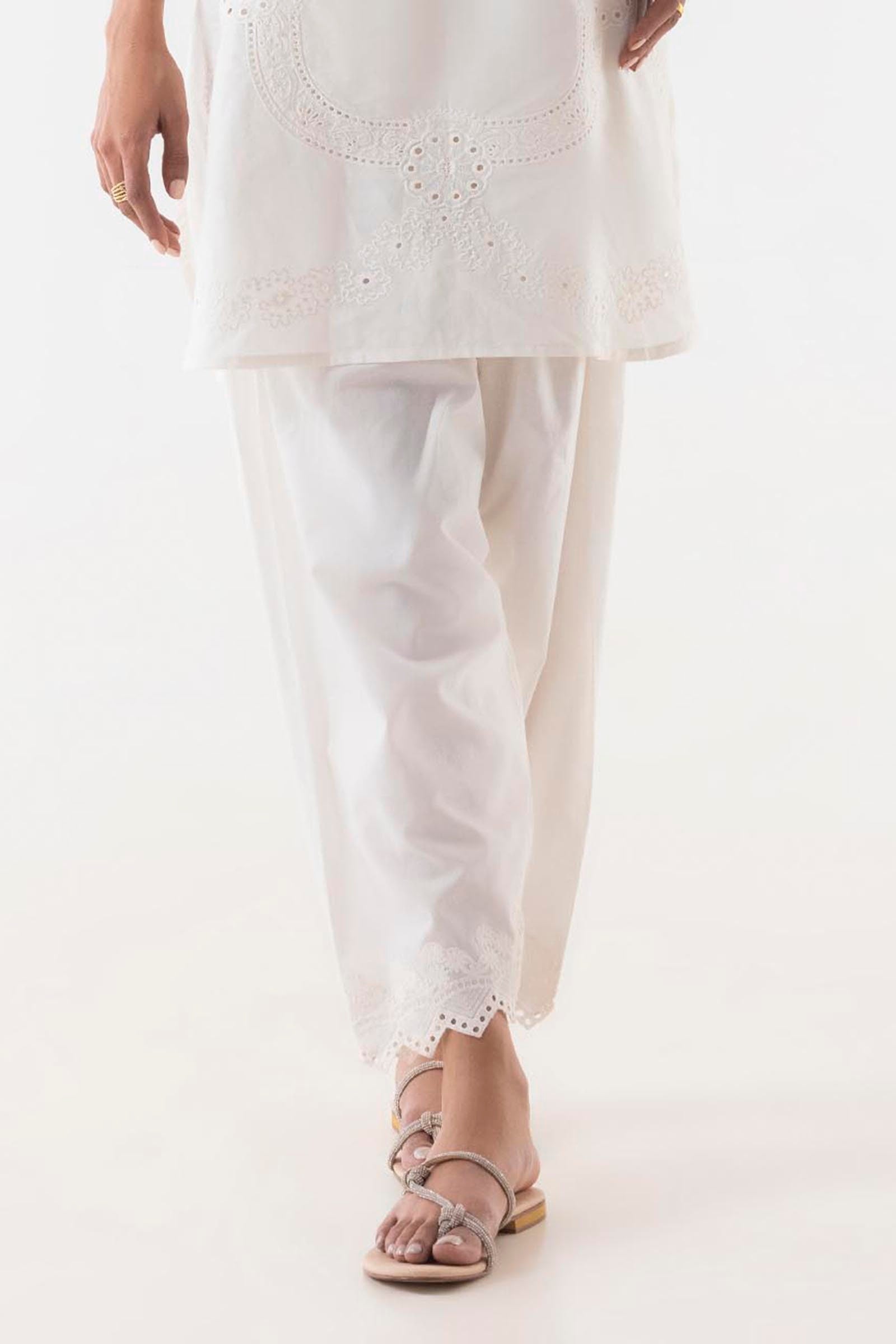 Stitched Lawn Embroidered Skinny Shalwar Main image