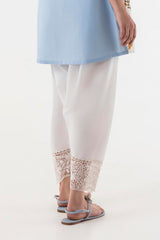 Stitched Lawn Embroidered Skinny Shalwar