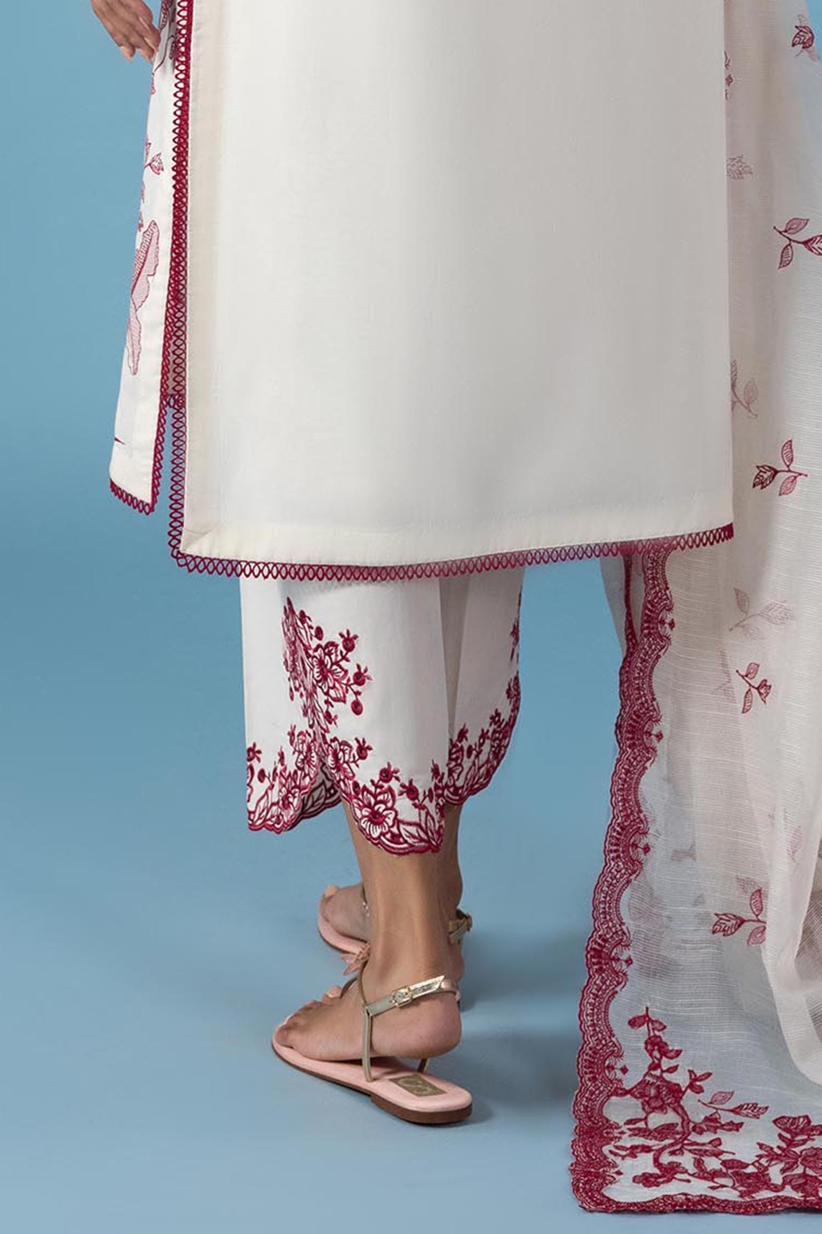 Stitched Lawn Culotte Main image