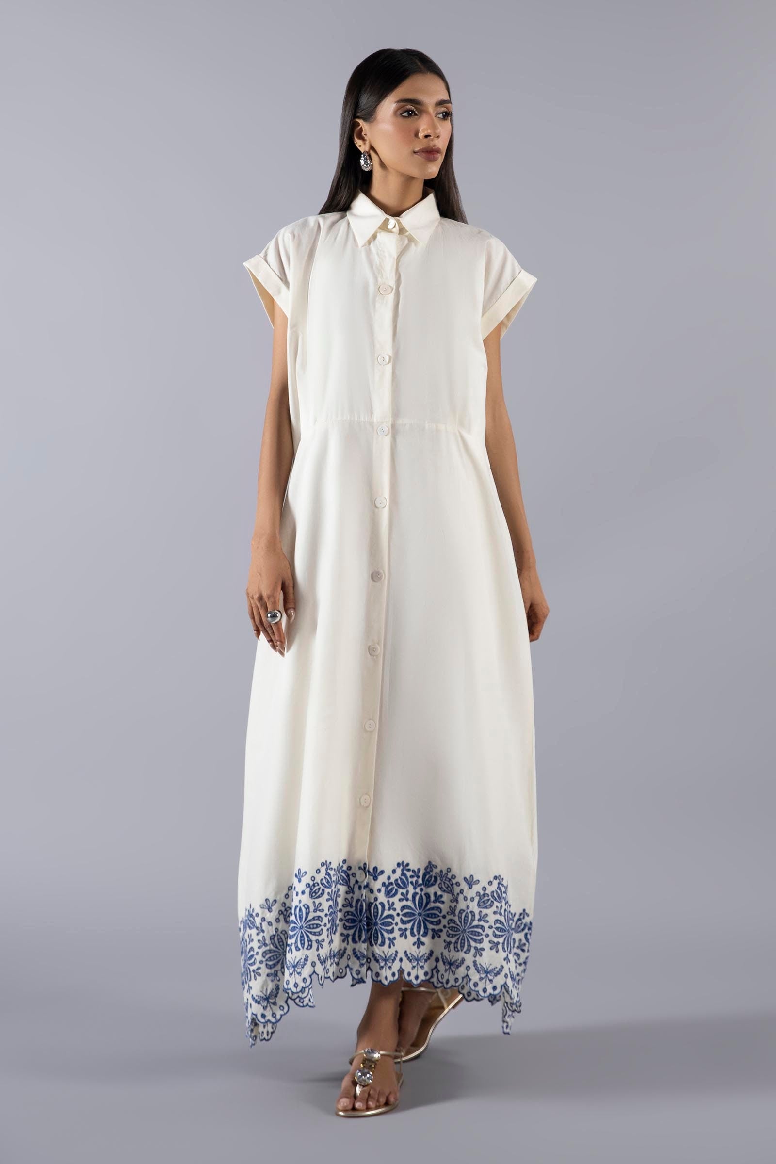 Stitched Embroidered Dress