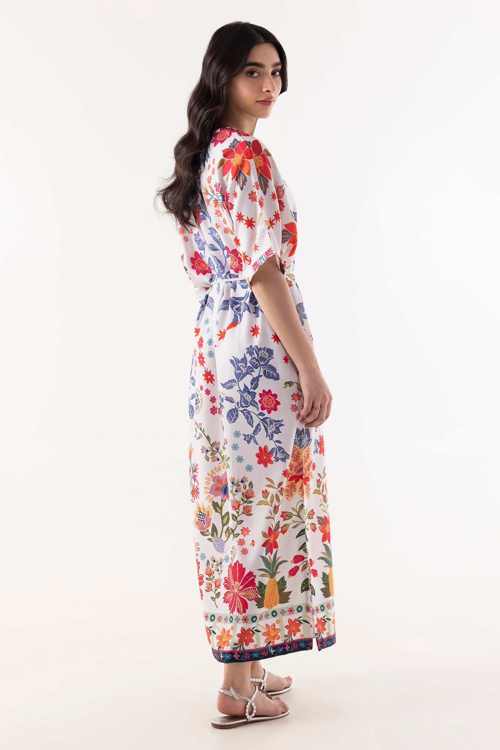Stitched Floral Multi Dress Secondary image