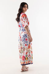 Stitched Floral Multi Dress