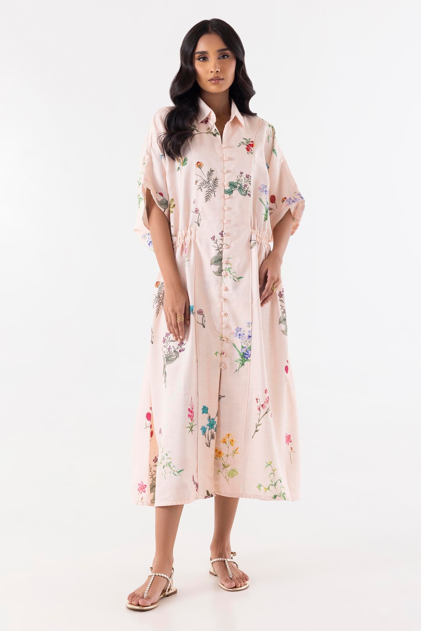 Stitched Pink Dress Main image