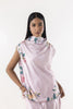Stitched Pink Printed Cord Set