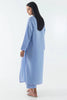Stitched Sky Blue Printed Shirt + Culotte