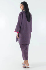 Stitched Violet Printed Shirt + Culotte